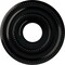 Ekena Millwork Valeriano Ceiling Medallion (Fits Canopies up to 6 1/4"), 12 1/8"OD x 3 5/8"ID x 3/4"P, Black Pearl CM12VABPS - alternate 1
